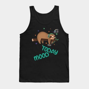 Lazy day,sloth day,relaxing day,sleepy day. Tank Top